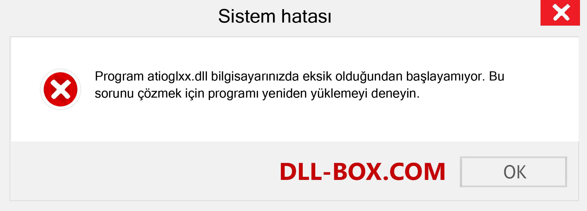 atioglxx.dll dosyası eksik mi? Windows 7, 8, 10 için İndirin - Windows'ta atioglxx dll Eksik Hatasını Düzeltin, fotoğraflar, resimler